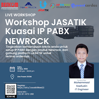 JASATIK Workshop bahas IPPBX Newrock di 18 Mei 2022