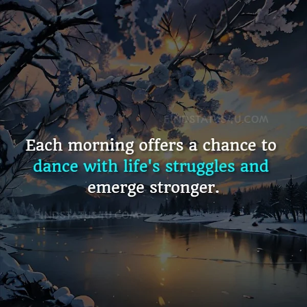 good morning inspirational quotes about life struggle image