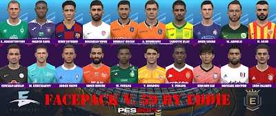 PES 2017 Facepack v59 by Eddie