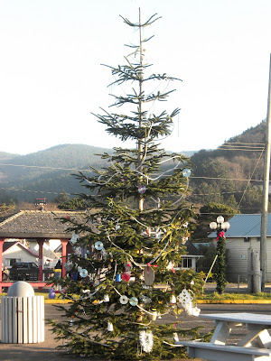 Christmas Tree In Rockaway Beach Oregon