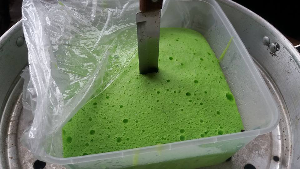 Resepi Kek Pandan Kukus Cheese leleh Sukatan Cawan - Blog 