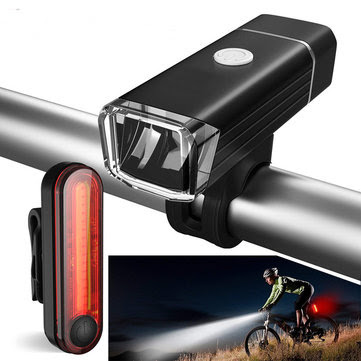 XANES BLS11 650LM 4 Modes German Standard Cycling Bike Bicycle Light Set USB Rechargeable Headlight/Taillight