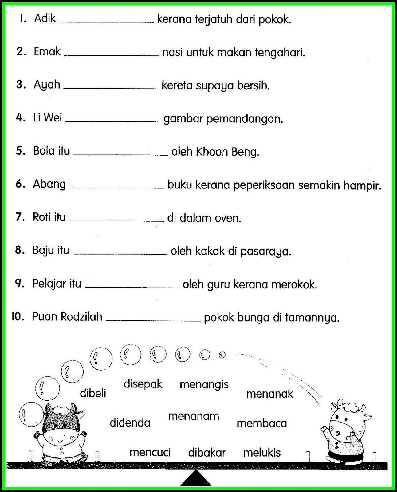 Bahasa Melayu Tahun 4