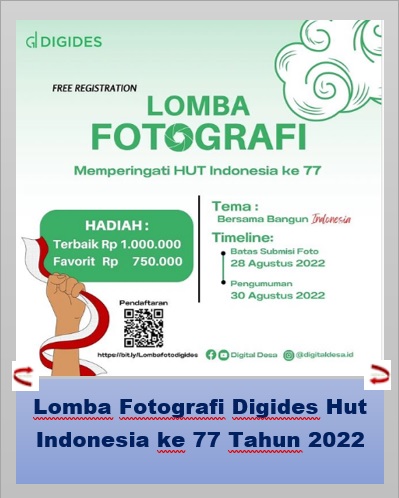 Lomba Fotografi Digides Hut Indonesia ke 77 Tahun 2022