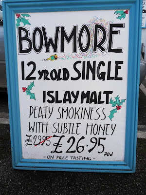 Sign for Islay Whiskey