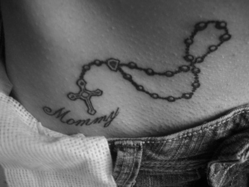 How about getting Rosary Beads tattooed around your wrist ankle or neck