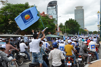 CNRP supporters, Sam Rainsy return