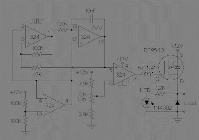 Rangkaian PWM Motor/Light Controller