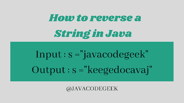 how to reverse a string in java