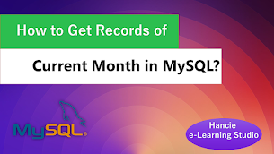 How to Get Records of Current Month in MySQL? - Responsive Blogger Template