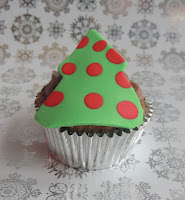 Cupcake Navidad: Árbol de Navidad