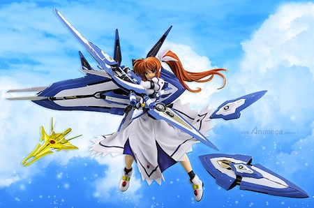 FIGURA NANOHA TAKAMACHI CW-AEC00X Fortress ＆ CW-AEC02X Strike Cannon Ver. MAGICAL RECORD LYRICAL NANOHA FORCE