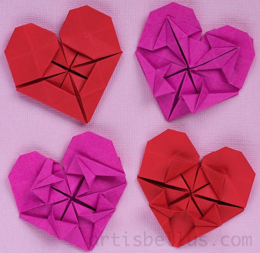 Valentine's Day Hearts - New Origami Models | Origami - Artis Bellus