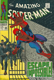 Amazing Spider-Man #65, Spider-Man in jail, All-time Top Ten John Romita Spider-Man Covers