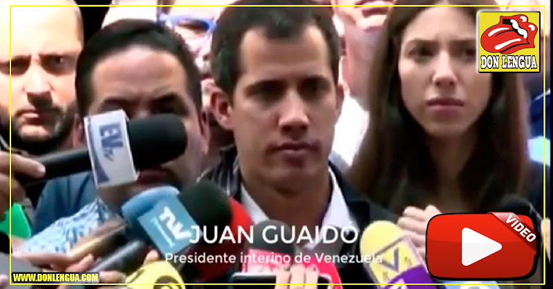 Juan Guaidó ORDENÓ a las Fuerzas Armadas a no atacar ni reprimir al Pueblo de Venezuela