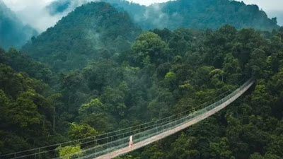 Ini Dia, Jembatan Gantung Terpanjang Di Asia Tenggara!!