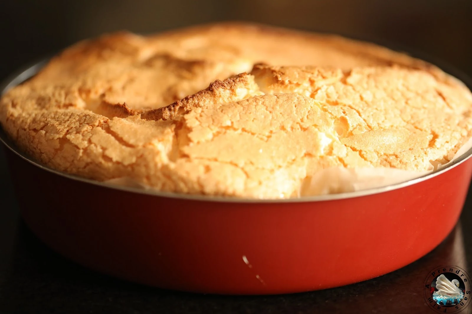 Gâteau meringué au citron et à la crème