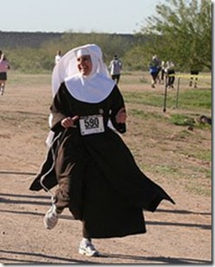 NUN run in desert