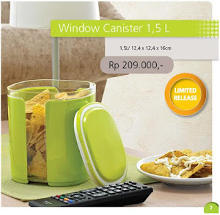 Tupperware Window Canister