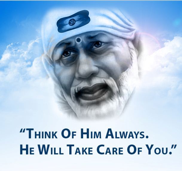 Sai Baba Image with Quotes