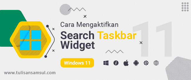 cara Mengaktifkan Widget Pencarian Bilah Tugas di Windows 11 Build 25136