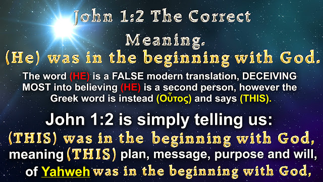 John 1:2 The Correct Meaning.