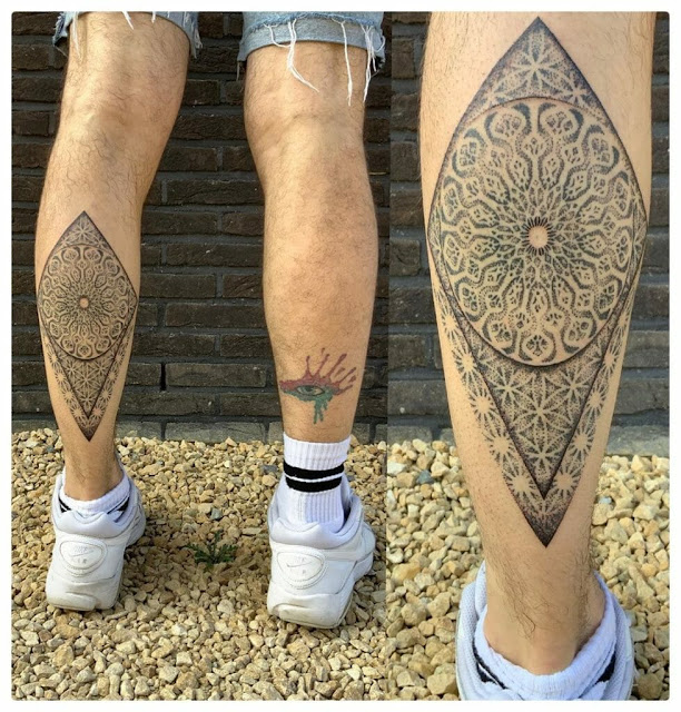 Tatuagens na panturrilha - 30 modelos para homens