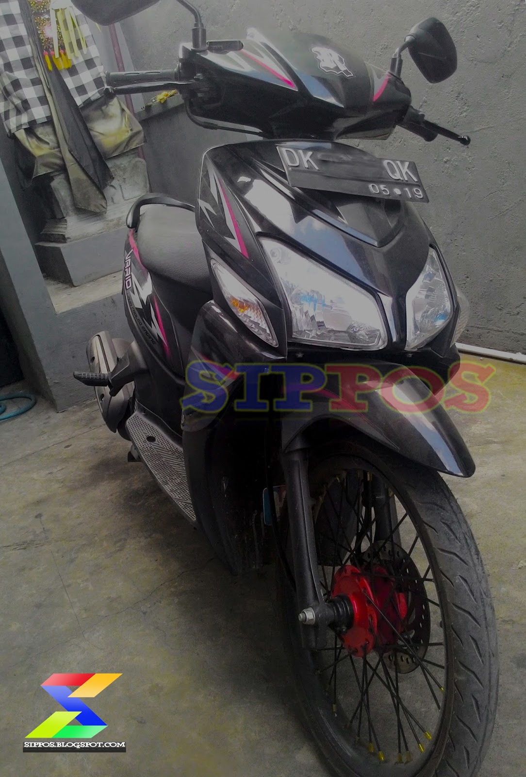 Modifikasi Motor Vario Cw Standar Lampak Modifikasi