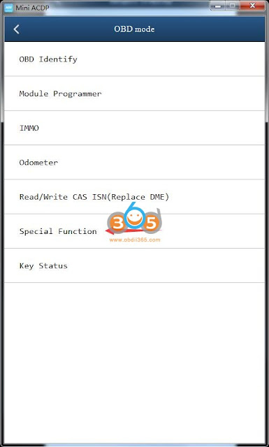 Yanhua Mini ACDP CAS3+ ISTAP Car Not Start 4