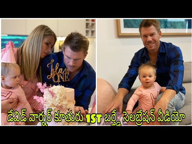 david warner daughter first birthday celebrations video, david warner daughter birthday celebrations video, cricketer david warner daughter birthday celebrations, movie news, special zone,