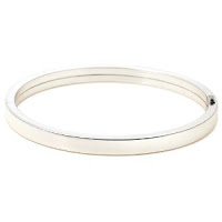 Solid Bangle Bracelet Sterling Silver