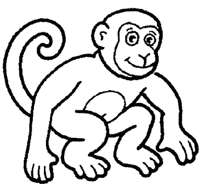 Monkey Coloring on Funny Monkey Pictures  Cute  Cartoon  Of Monkeys  Jungle  Baby  Funny