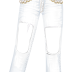 Hotbuys Pearl Embelished White Denim Released