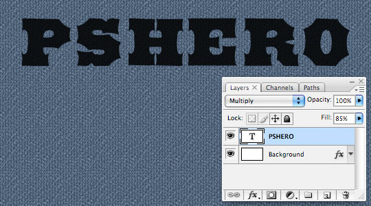 Stitched Text Effect in Photoshop