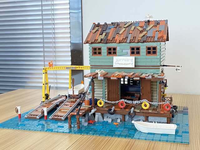 Nifeliz fishing village shipyard compatible with lego city