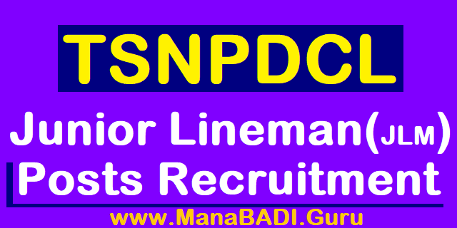 TS Jobs, TS Recruitment, TSNPDCL Recruitment, JUnior Lineman jobs, JLM Posts, TS NPDCL Jobs, Telangana State Northern Power Distribution Company of Telangana Limited