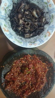 Oseng Cumi Rembang dan Sambel Terasi