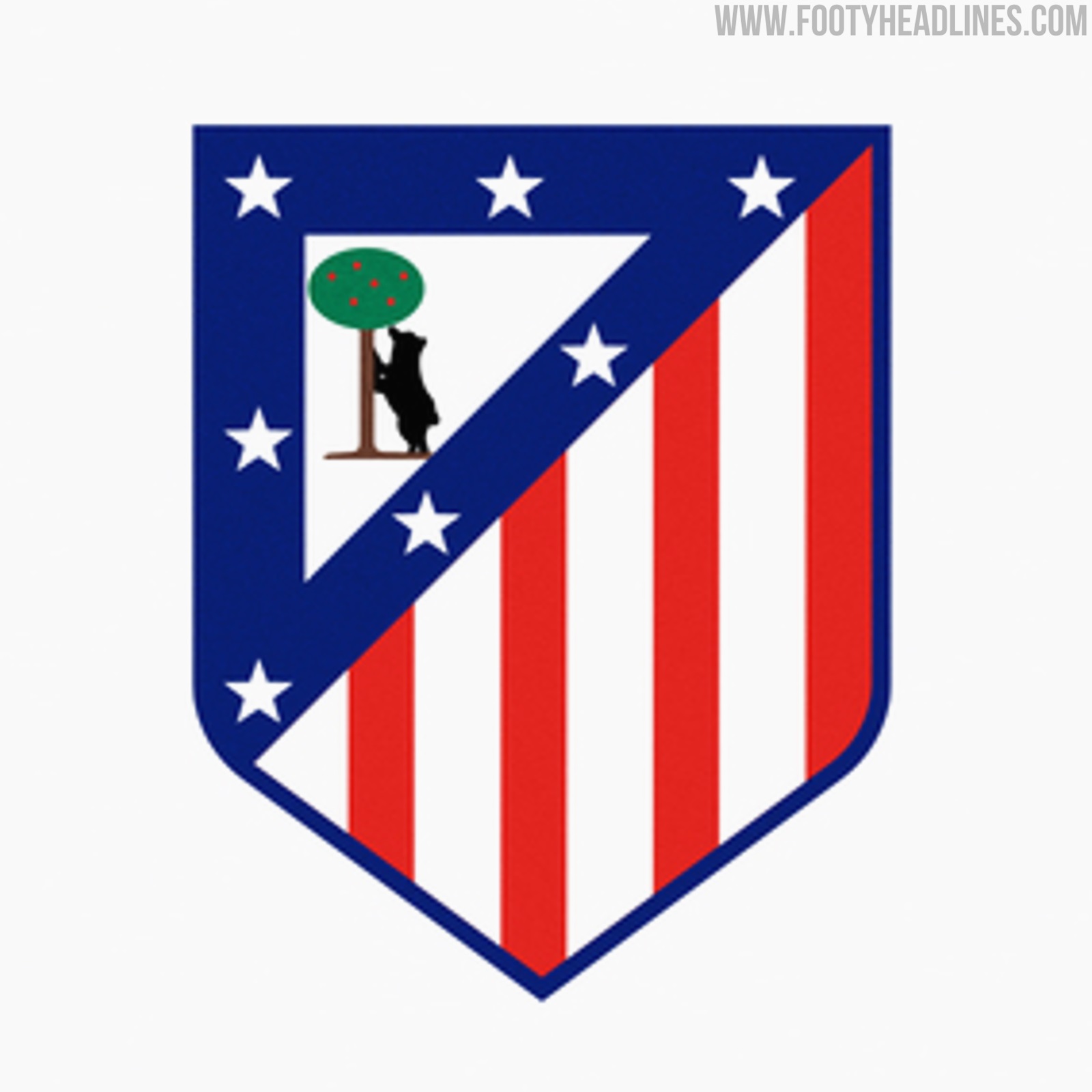 Descompostura Conquistador Inquieto Official: Atlético Madrid Return to Old Logo - Footy Headlines