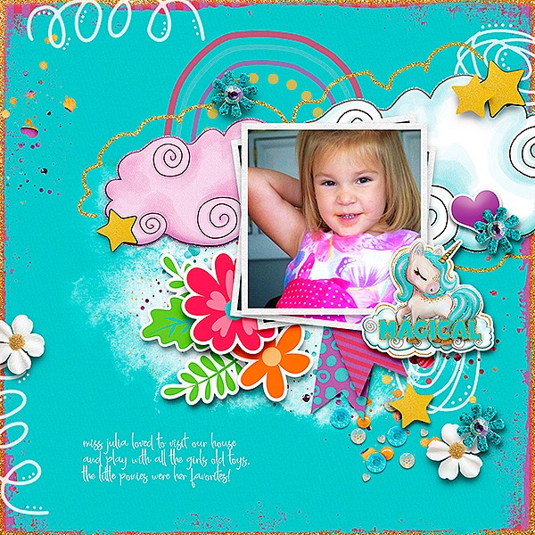 unicorn scrapbooking