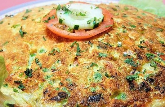 Seafood Omelette Recipe