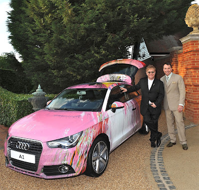 Elton John Audi A1 Photos