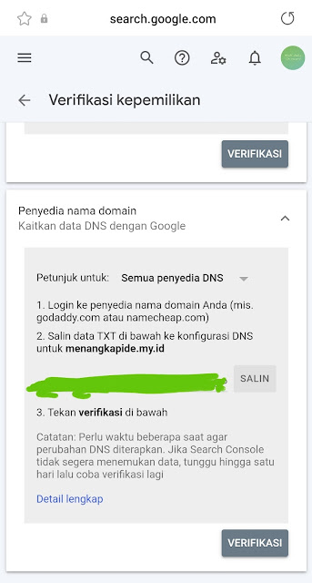 google search console