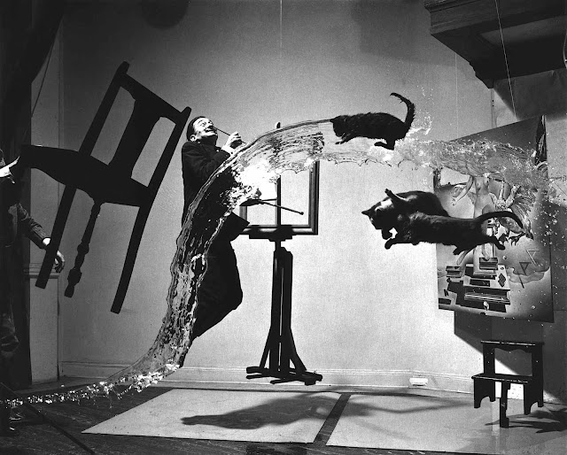 a photograph of Dali by Gjon Mili