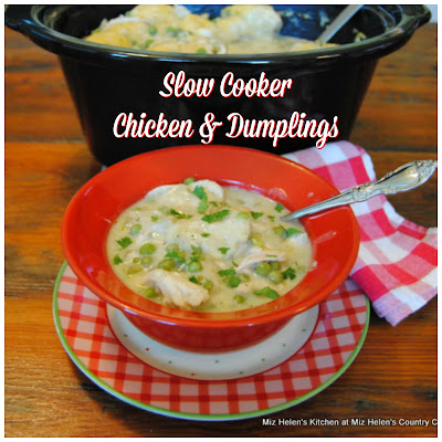 Slow Cooker Chicken and Dumplings at Miz Helen's Country Cottage