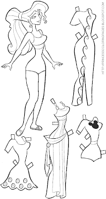 Elmo Coloring Sheets on Coloring Pages Bring You This Megan Paper Doll To Print And Color