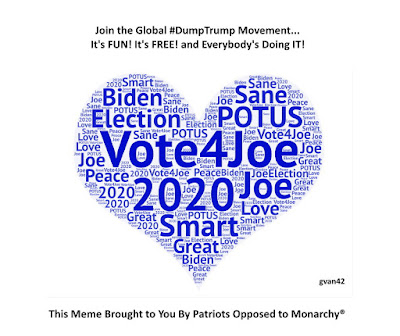 #Vote4Joe Heart Art - Please Share this MEME Worldwide - Thanks - gvan42