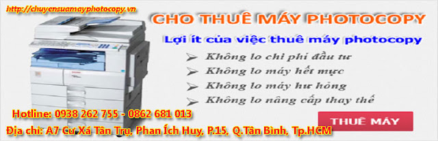 Dịch vụ cho thuê máy photocopy tại Sài Gòn