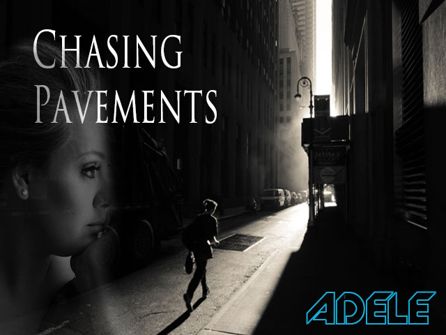 Chasing Pavements - Adele  Music Letter Notation with 