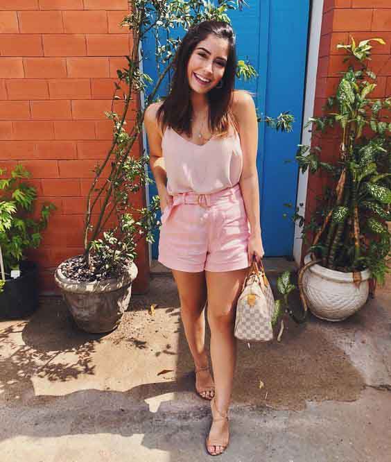 Ideias de looks em tons de rosa para o verão