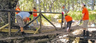 7/Junio. Restauración y limpieza del Jardín Botánico. Monsagro